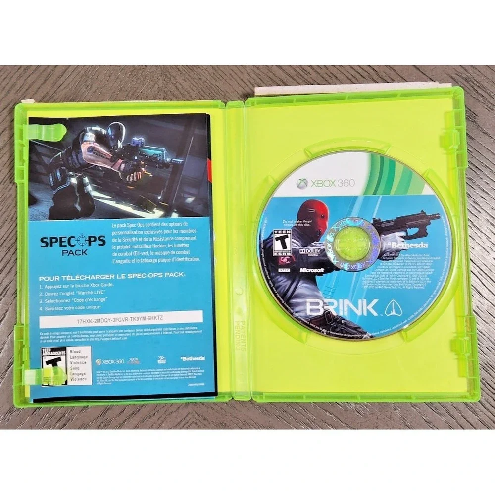 Xbox 360 Brink‎ Game
